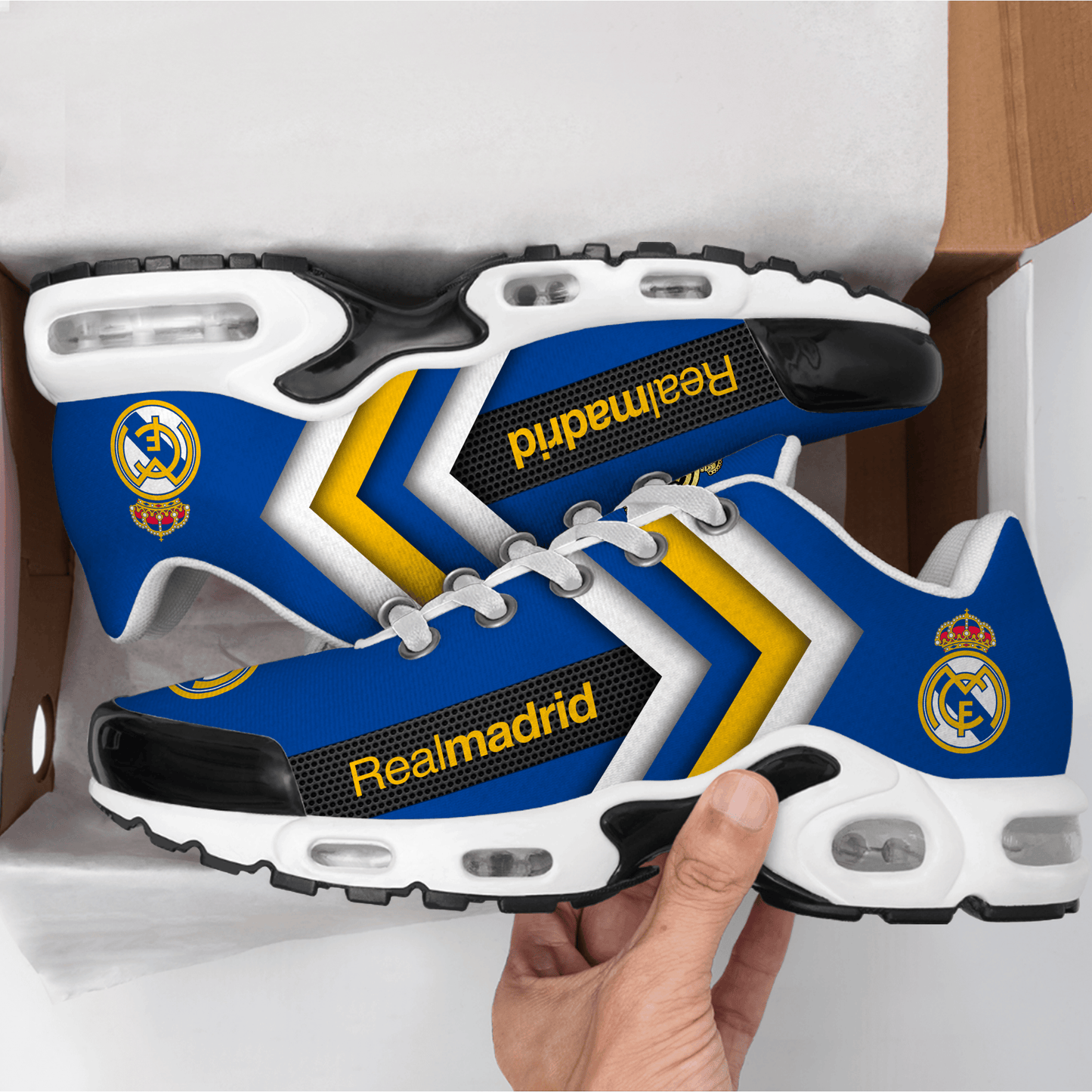 Personalized Real Madrid Air Cushion Sneaker V3