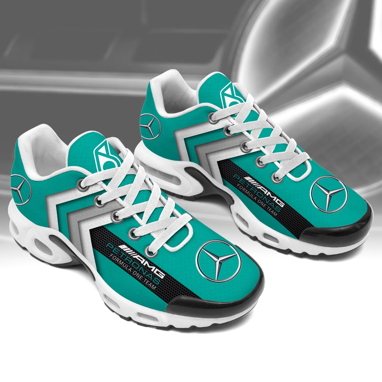 Personalized Merc AMG Petronas Air Cushion Sneaker