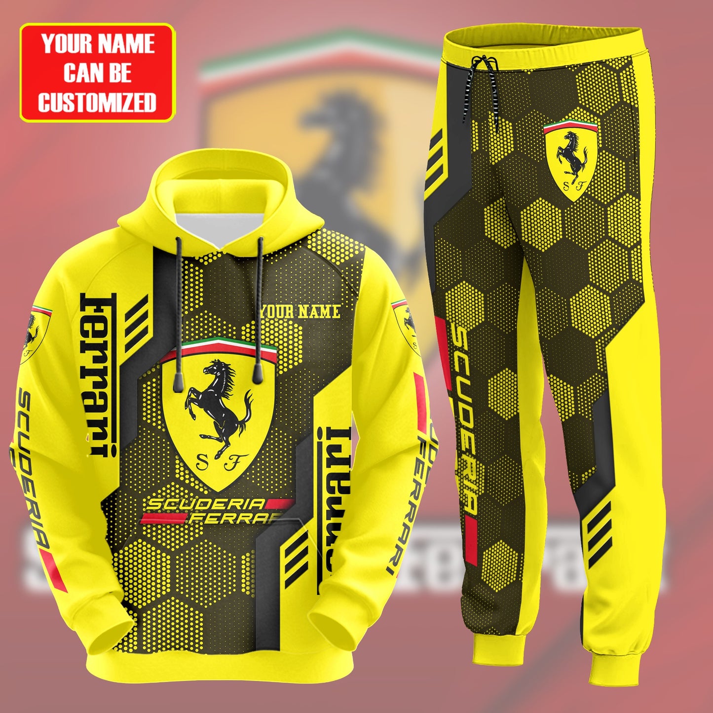 Personalized SF Q11 All over Printed Hoodie and Sweatpants set
