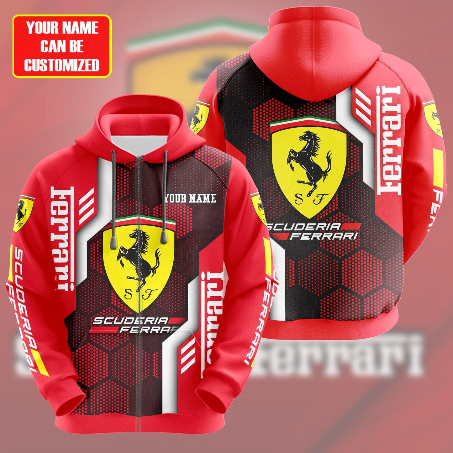 Personalized SF Q11 All over Printed Hoodie and Sweatpants set