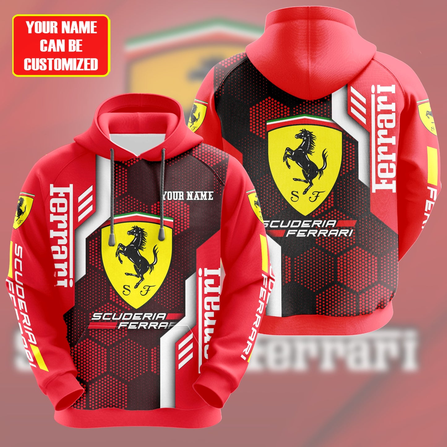 Personalized SF Q11 All over Printed Hoodie and Sweatpants set