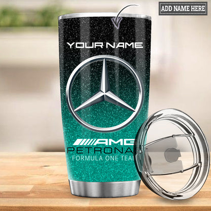Personalized Merc AMG Petronas Stainless Tumbler 20oz 30oz Cup