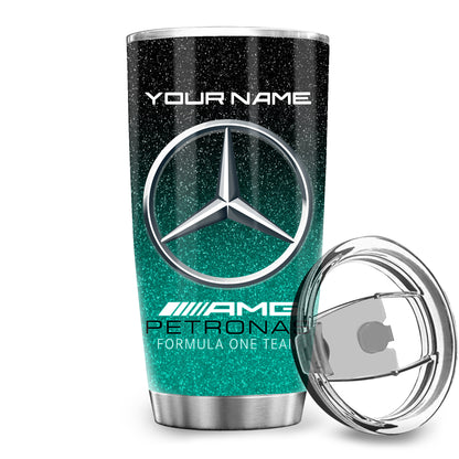Personalized Merc AMG Petronas Stainless Tumbler 20oz 30oz Cup