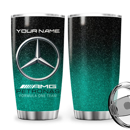 Personalized Merc AMG Petronas Stainless Tumbler 20oz 30oz Cup