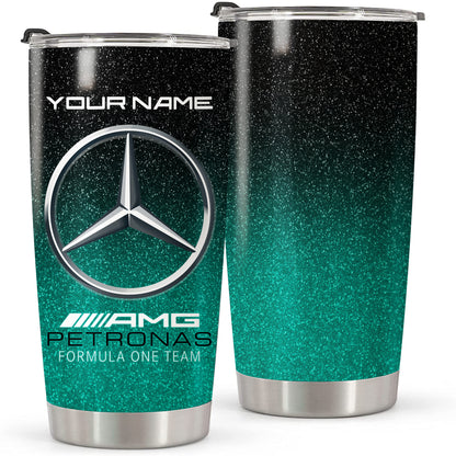 Personalized Merc AMG Petronas Stainless Tumbler 20oz 30oz Cup