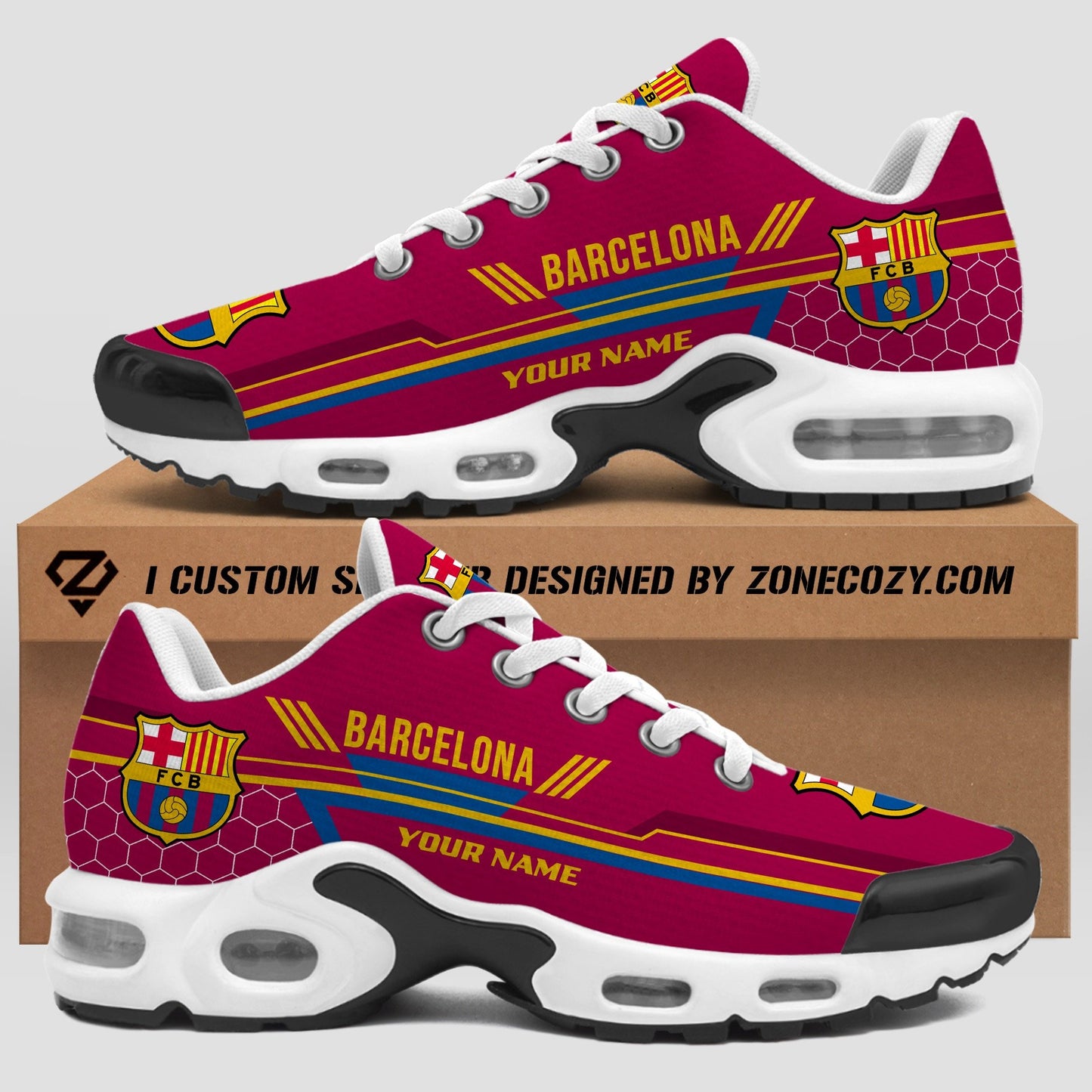Personalized Barça Q7 Air Cushion Sneaker
