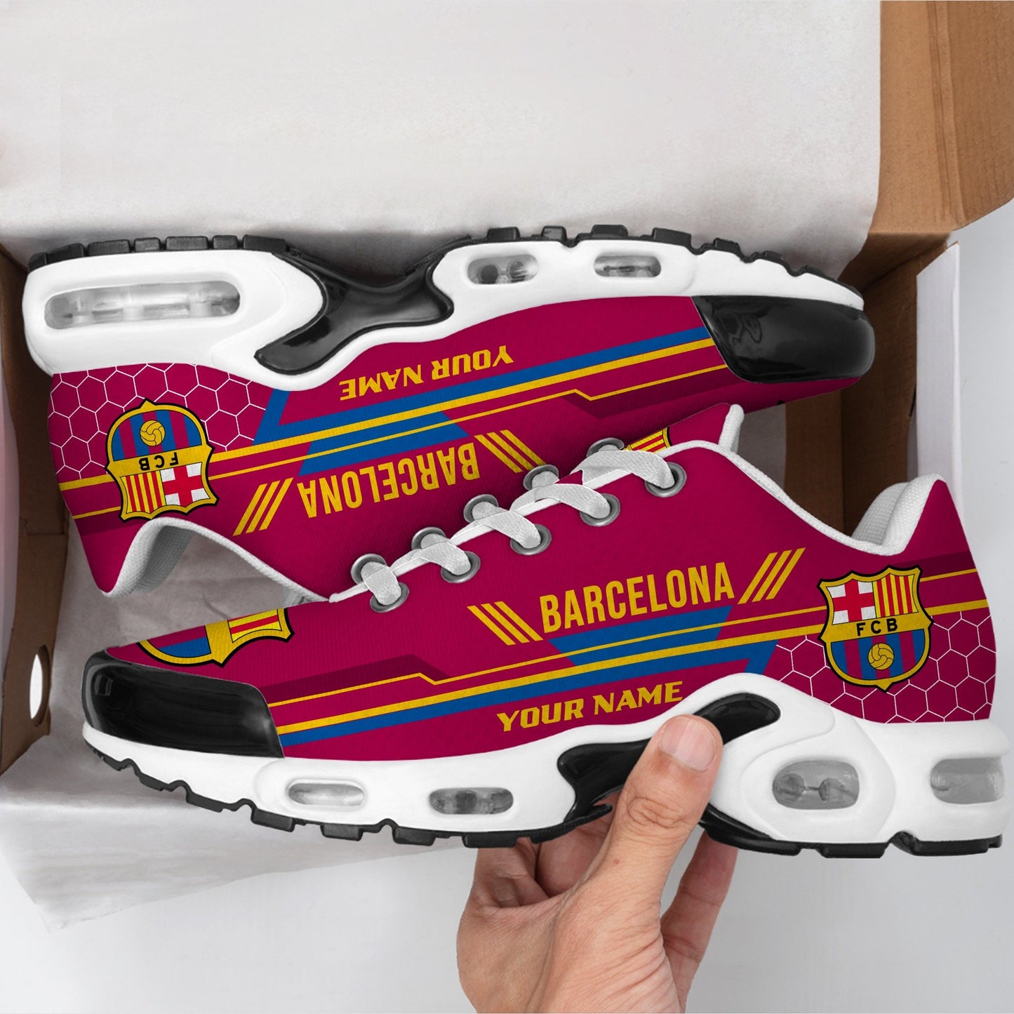 Personalized Barça Q7 Air Cushion Sneaker