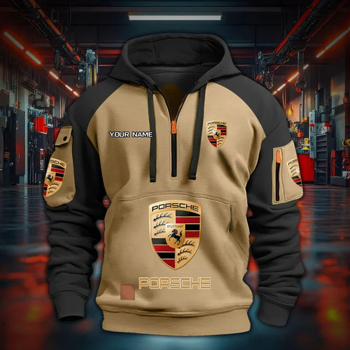 Personalized Pors 3D Zip-Hoodie Cotton Jacket V3