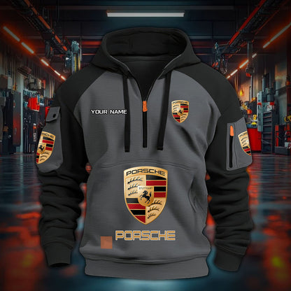 Personalized Pors 3D Zip-Hoodie Cotton Jacket V3