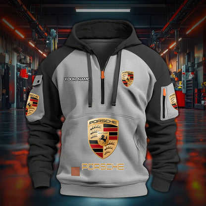 Personalized Pors 3D Zip-Hoodie Cotton Jacket V3