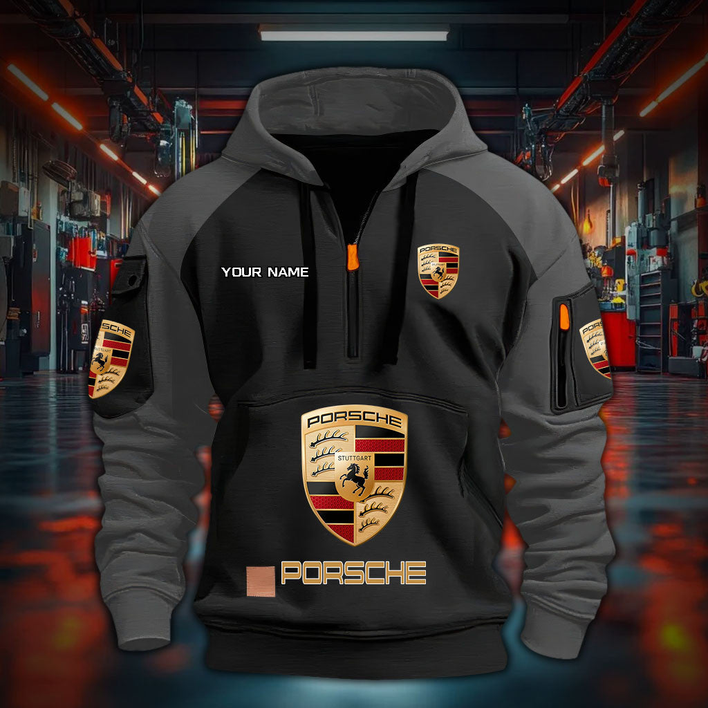 Personalized Pors 3D Zip-Hoodie Cotton Jacket V3