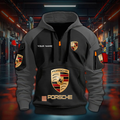 Personalized Pors 3D Zip-Hoodie Cotton Jacket V3