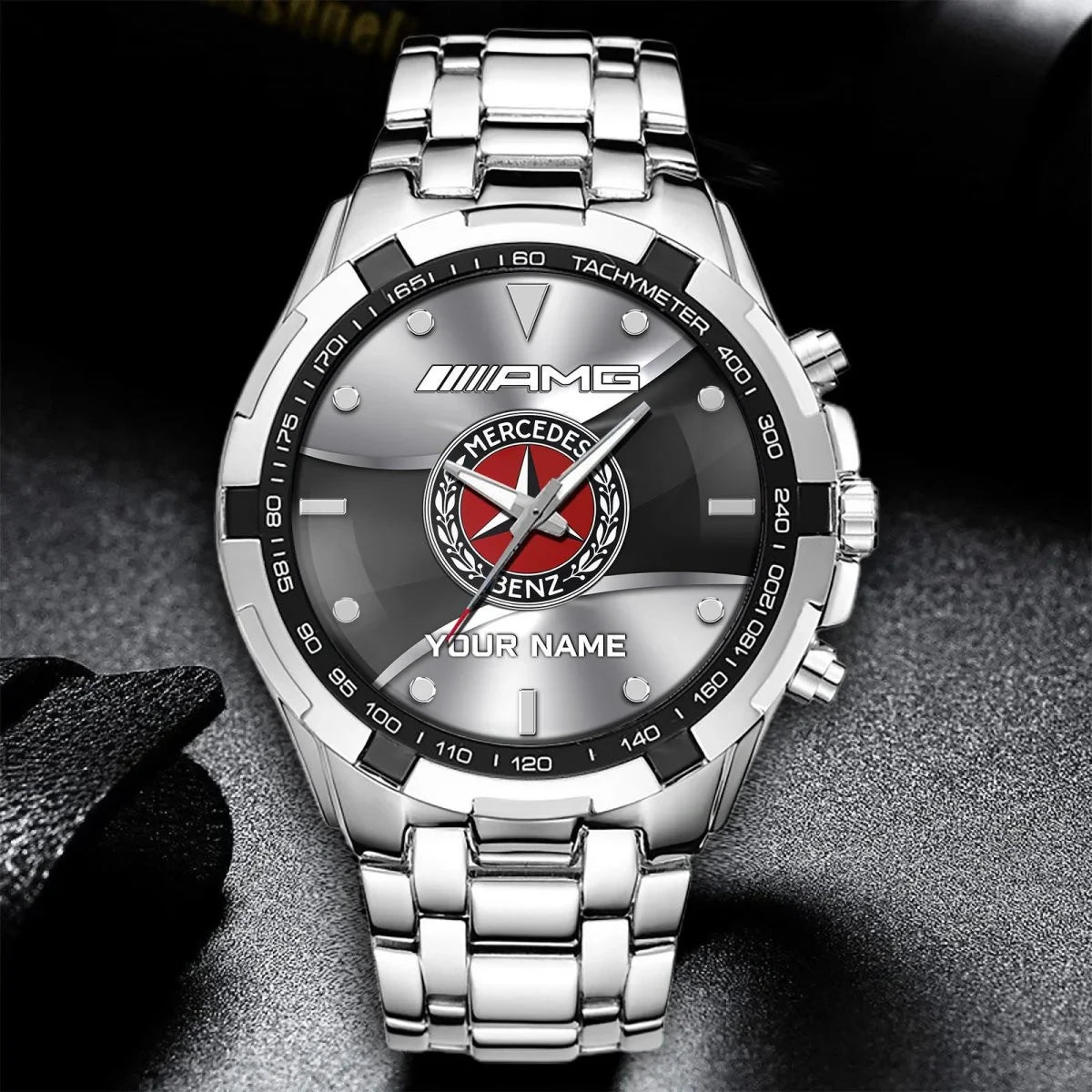Personalized Merc AMG Alloy Men Quartz Watch V2