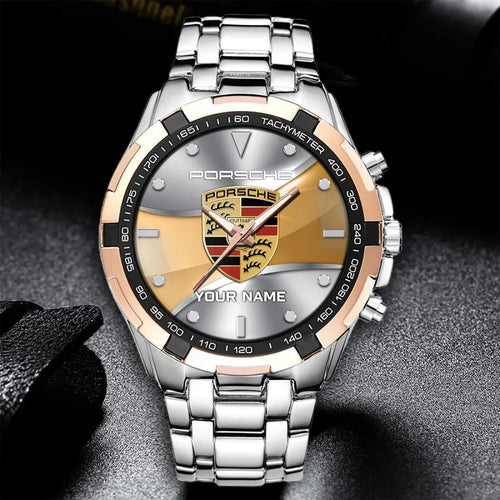 Personalized Pors Alloy Men Quartz Watch