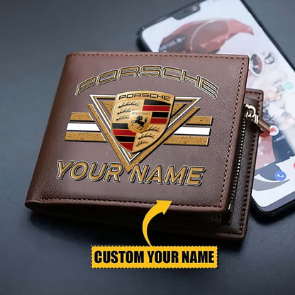 Personalized Pors Leather Wallet V4