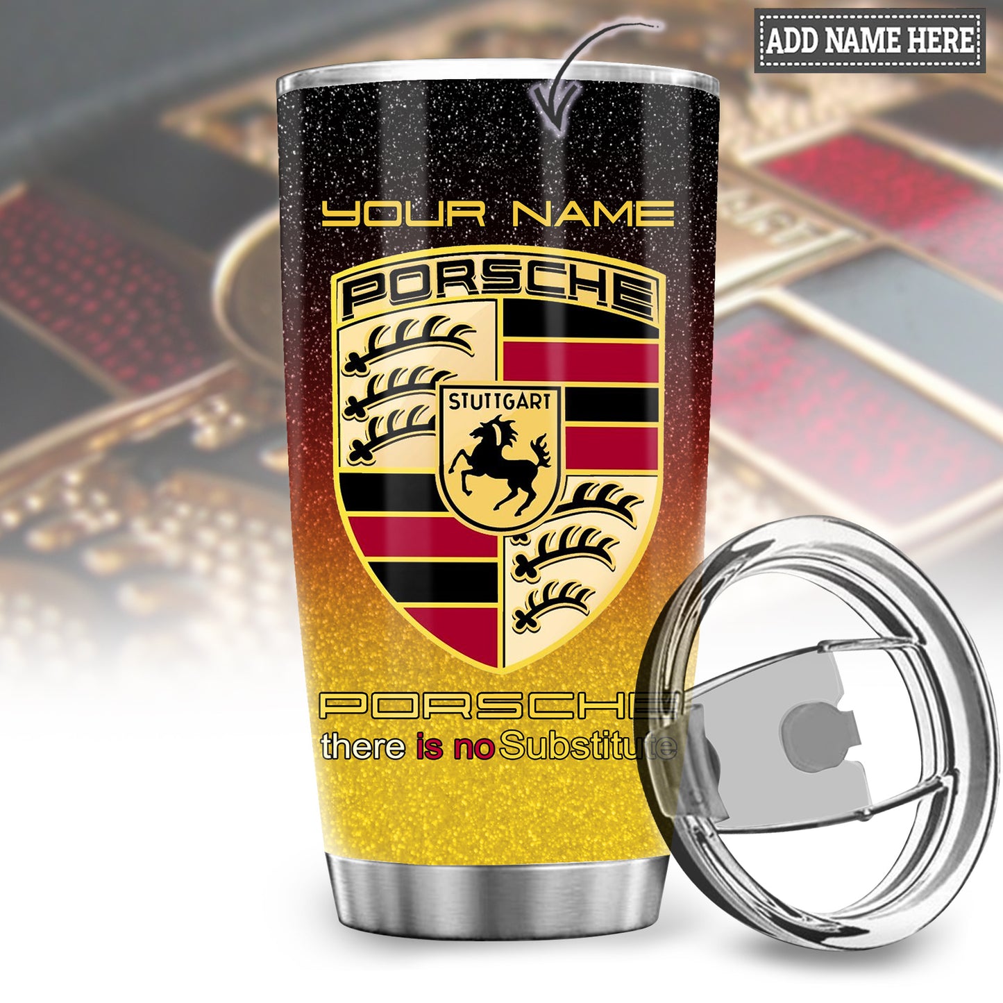 Personalized Pors Stainless Tumbler 20oz 30oz Cup V4
