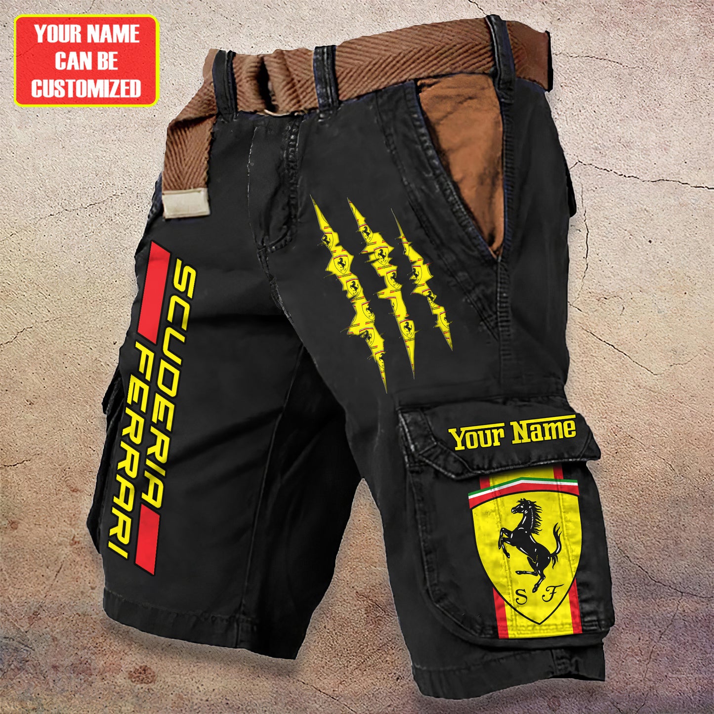 Personalized S.F Tactical Cargo Shorts