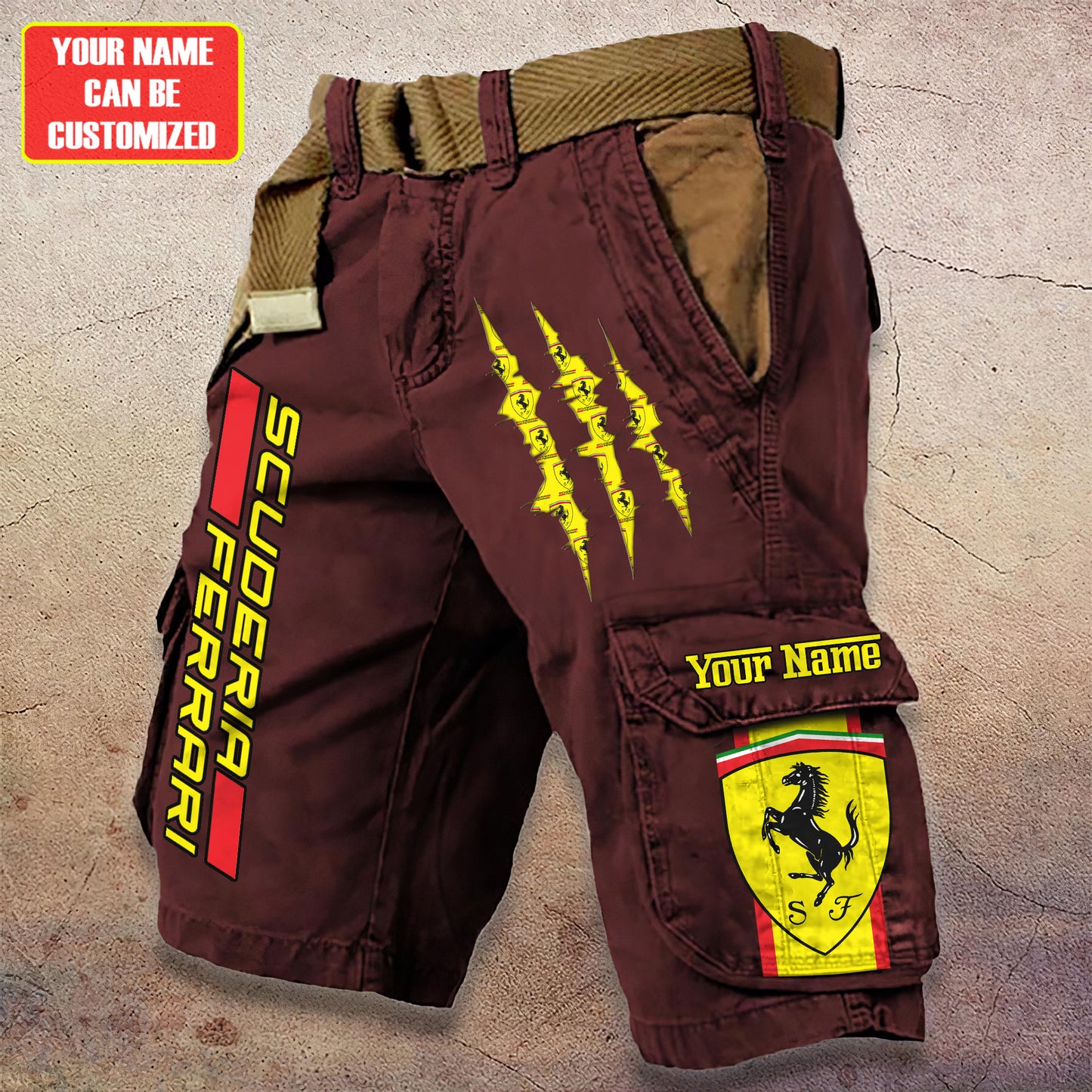Personalized S.F Tactical Cargo Shorts