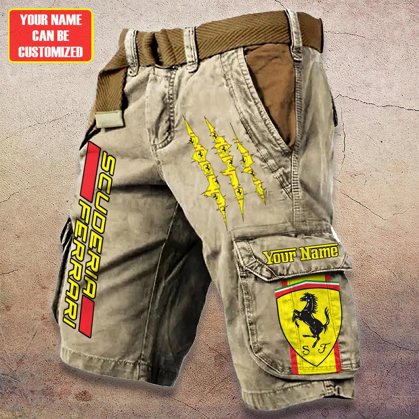 Personalized S.F Tactical Cargo Shorts