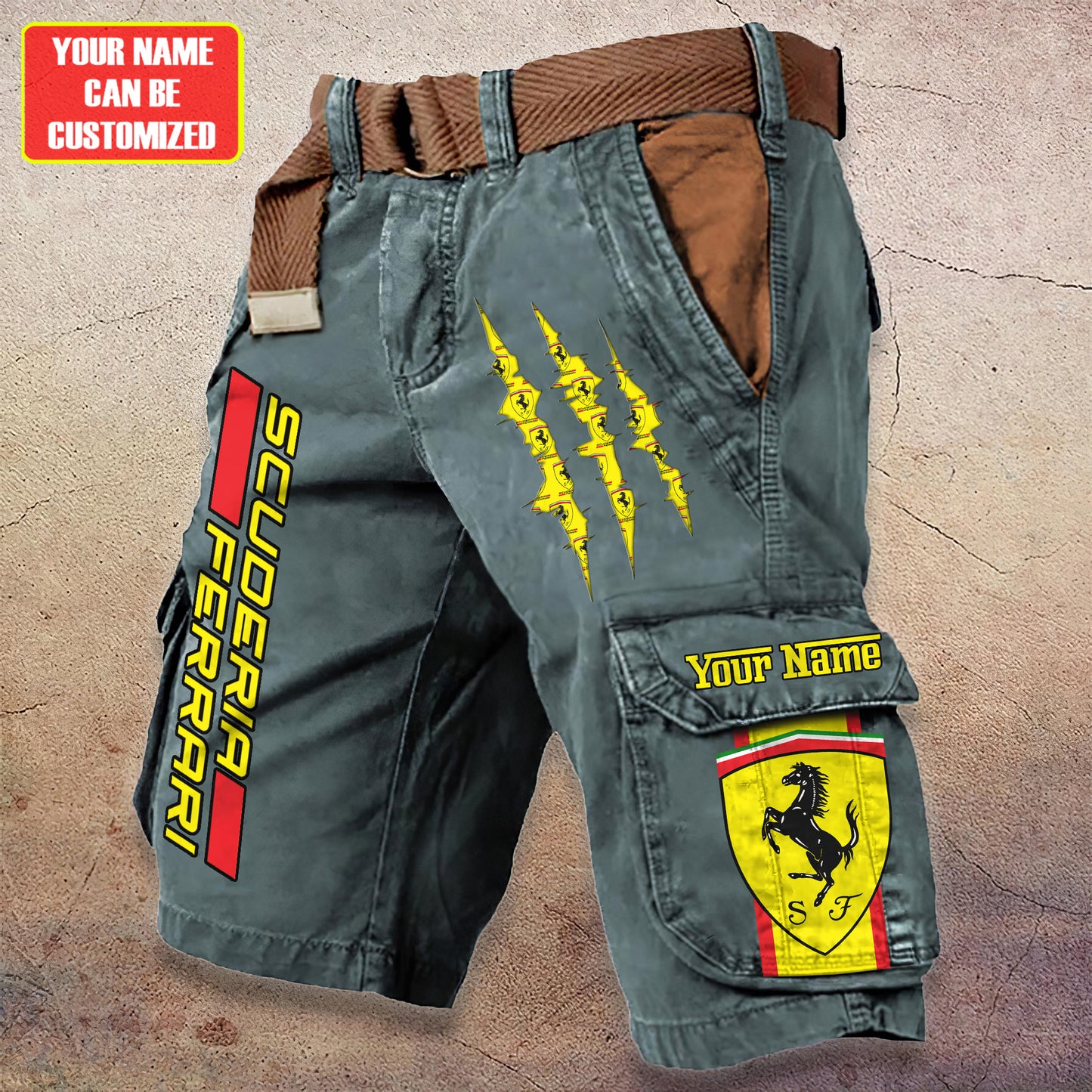 Personalized S.F Tactical Cargo Shorts
