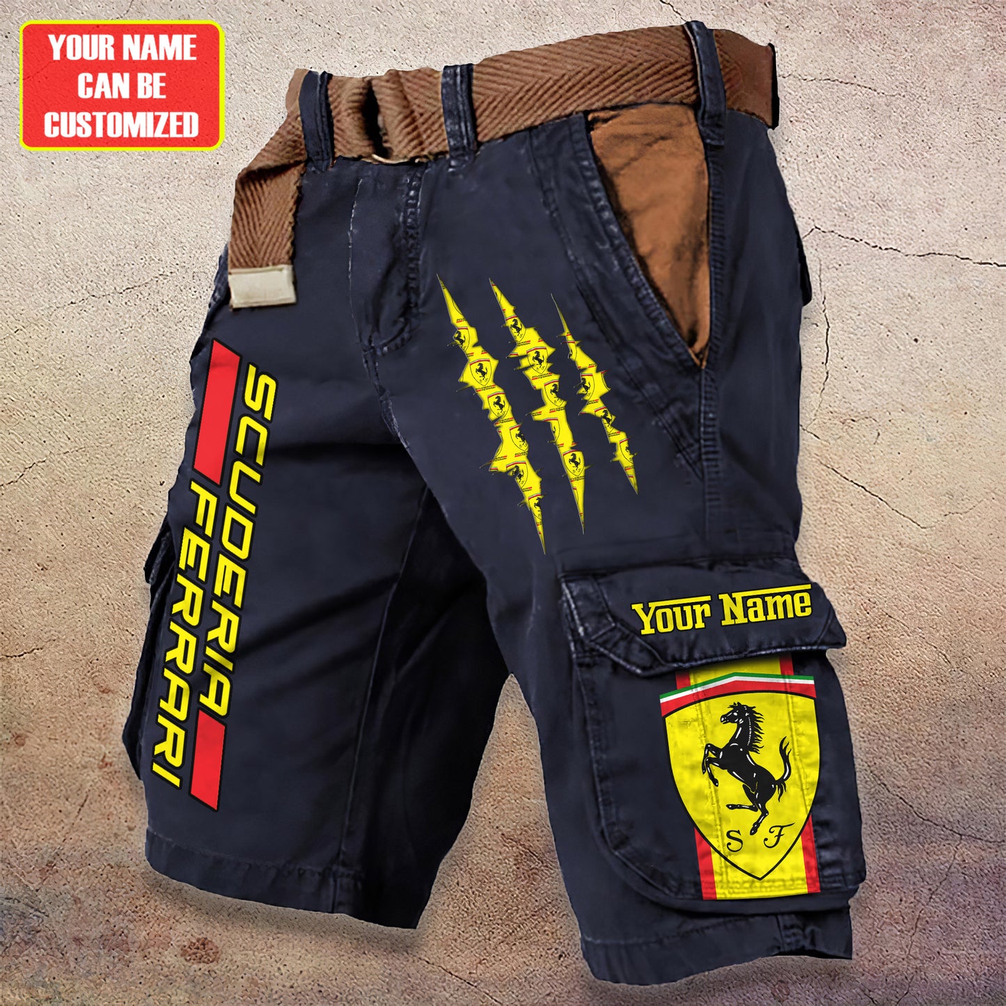 Personalized S.F Tactical Cargo Shorts