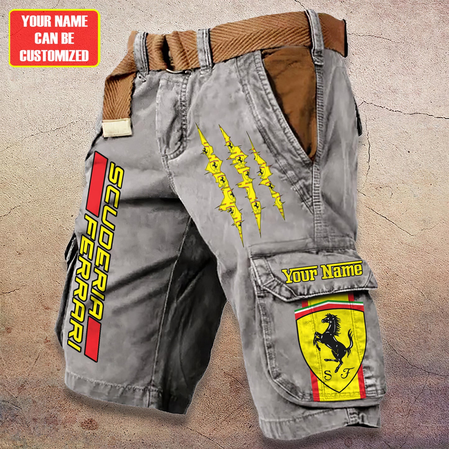 Personalized S.F Tactical Cargo Shorts