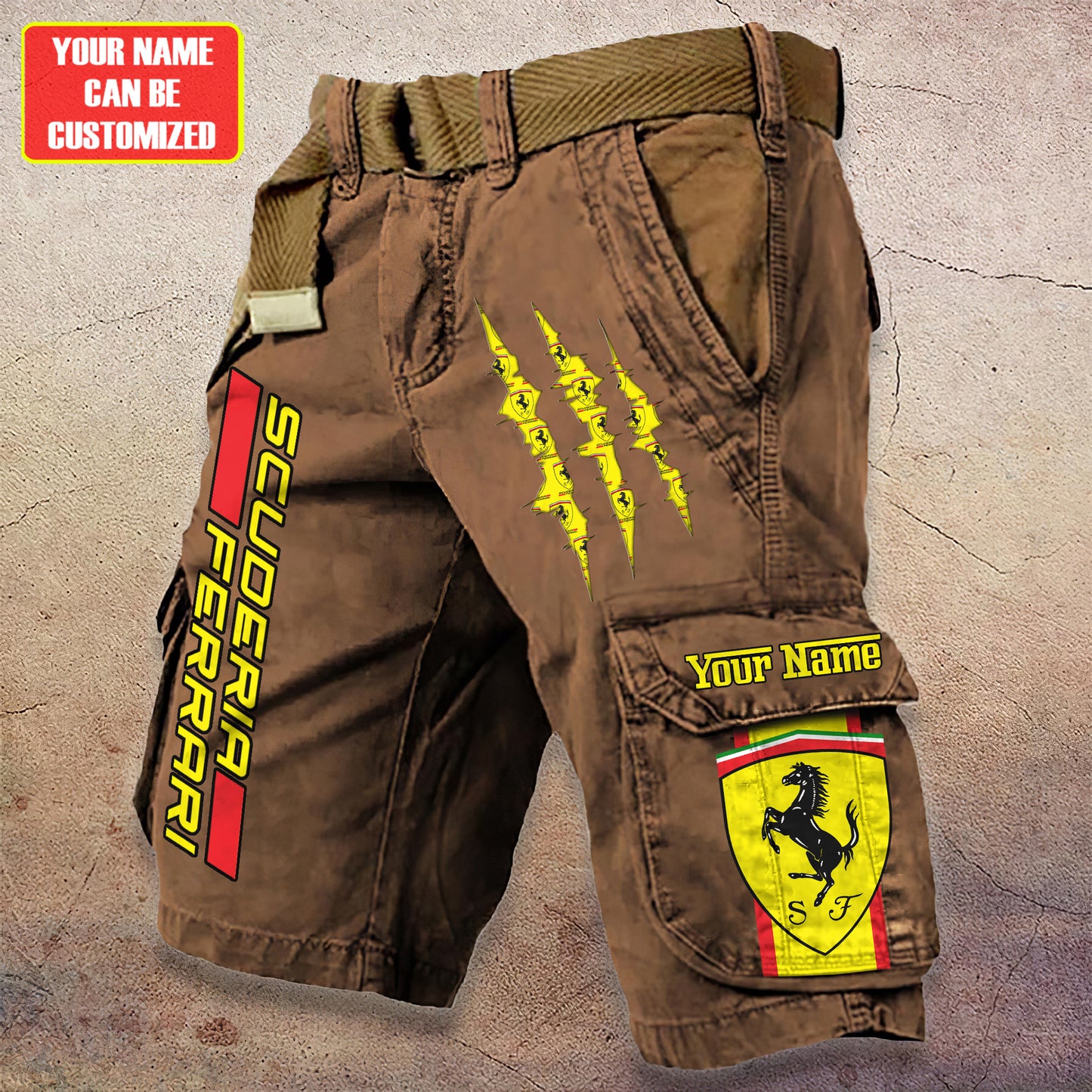 Personalized S.F Tactical Cargo Shorts