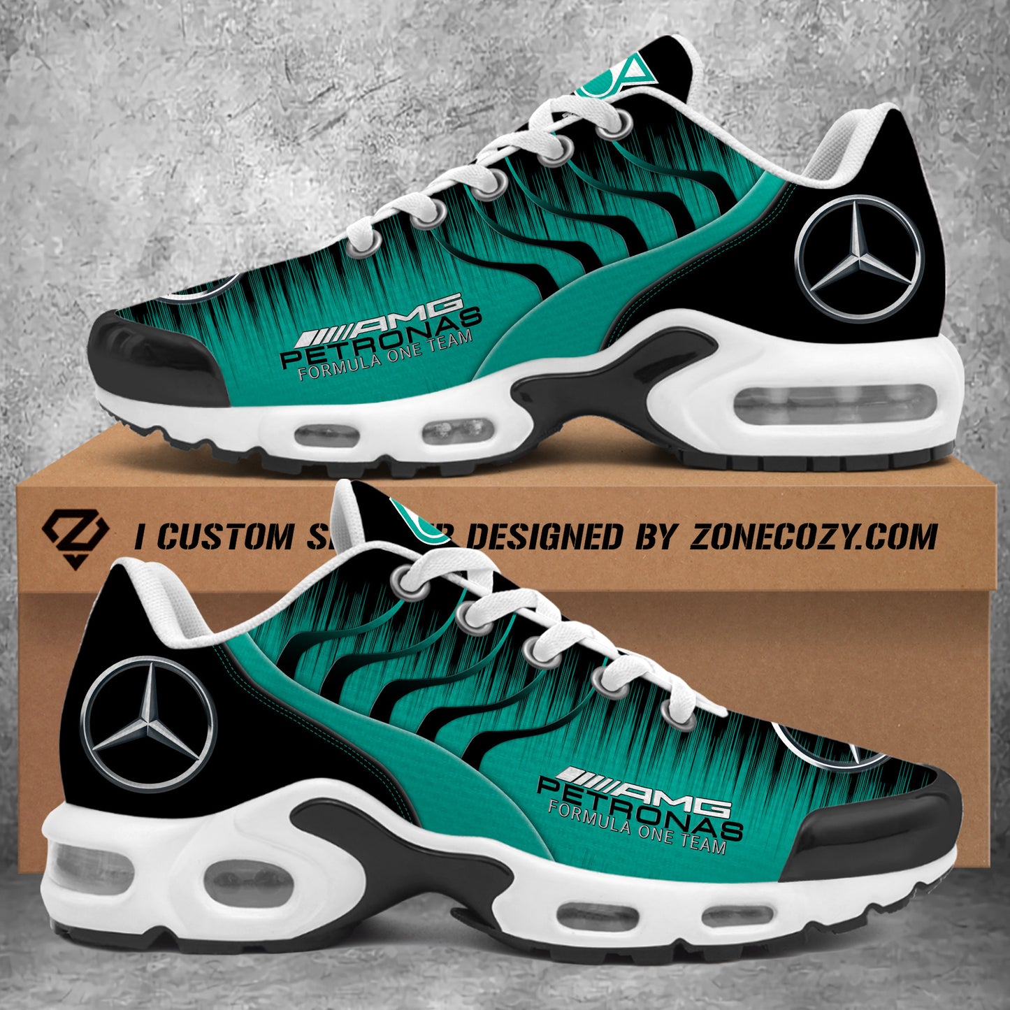 Merc AMG Petronas Sport Air Cushion Sneaker V3