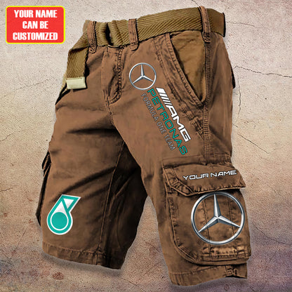 Personalized Merc Petronas Tactical Cargo Shorts