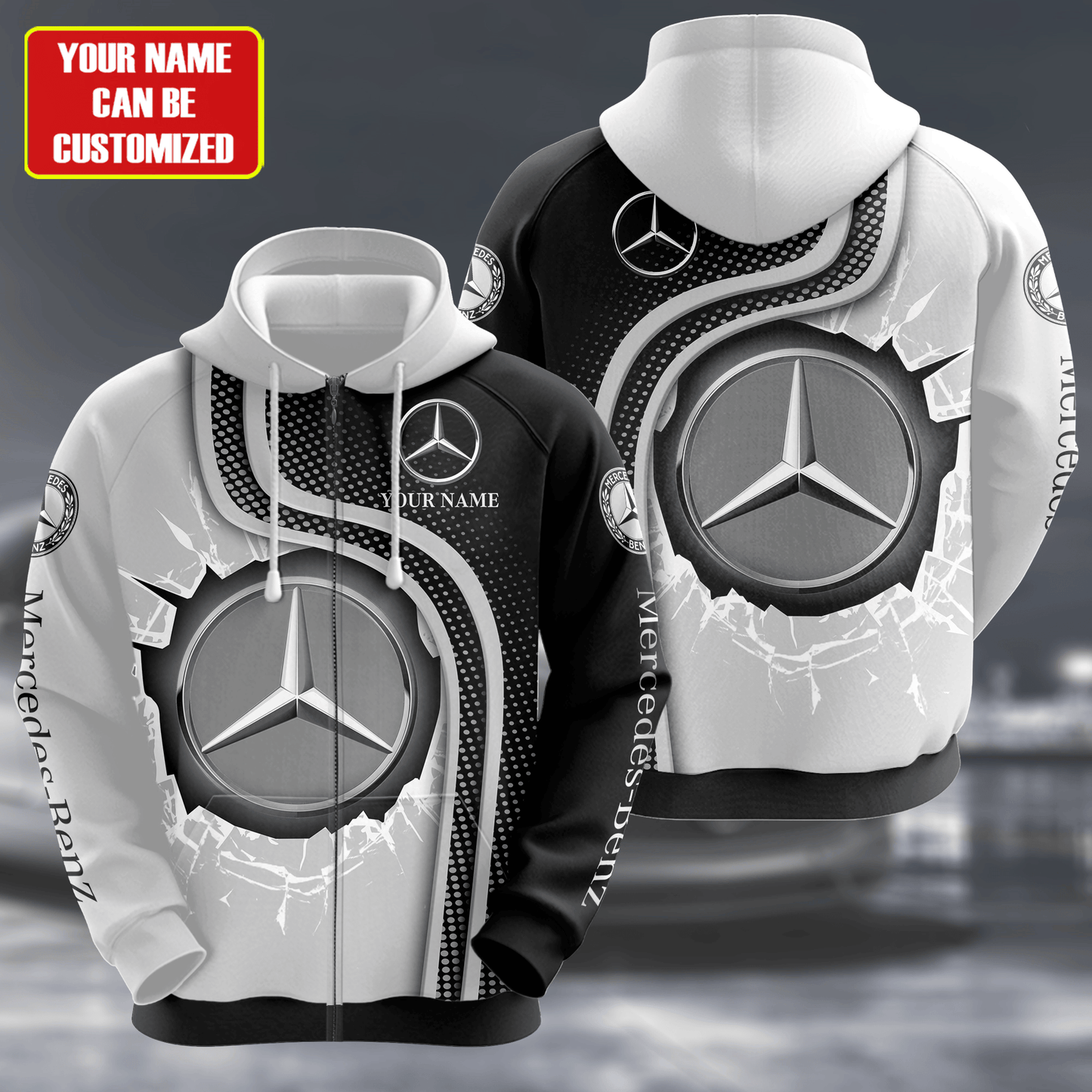 Personalized Merc 3D All over Printed Hoodie and Sweatpants set