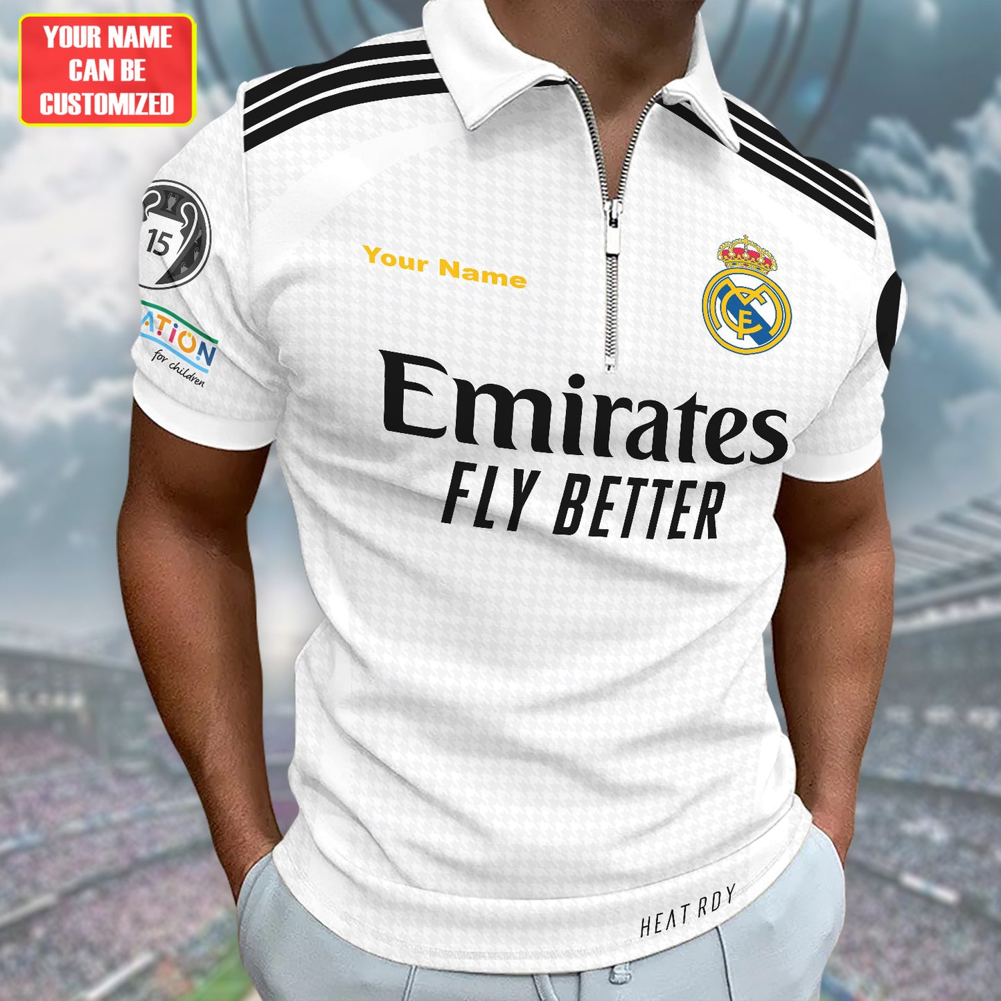 Personalized Real Madrid 3D Full Printing Set , Real Madrid Shirt , Hoodie , Short , Polo ,hawaii V11