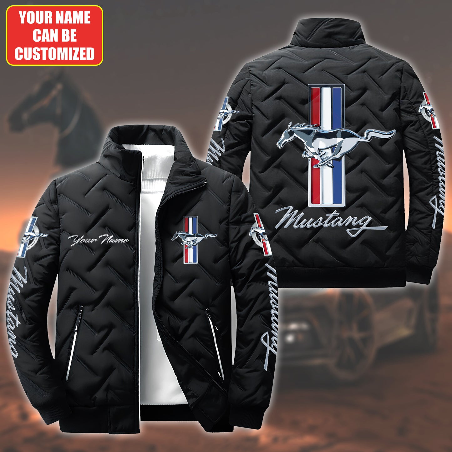 F Mustang Puffer Jacket S030401