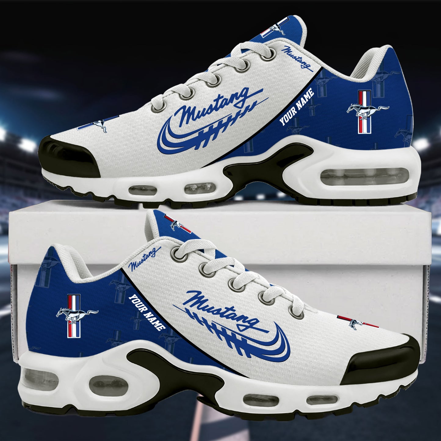 Personalized F Mustang Air Cushion Sneaker V5