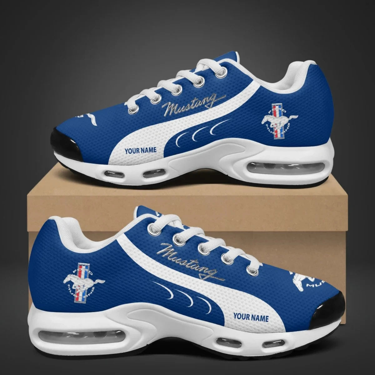 Personalized F Mustang Air Cushion Sneaker V8