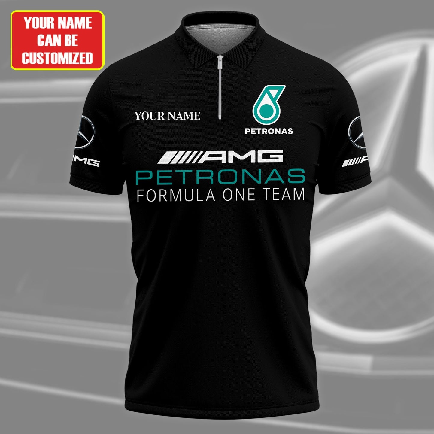 Personalized Merc AM Petronas 3D Full Printing Set , Merc AM Petronas Shirt , Set , Zipper Polo, Hoodie , Short , Polo , hawaii , ...