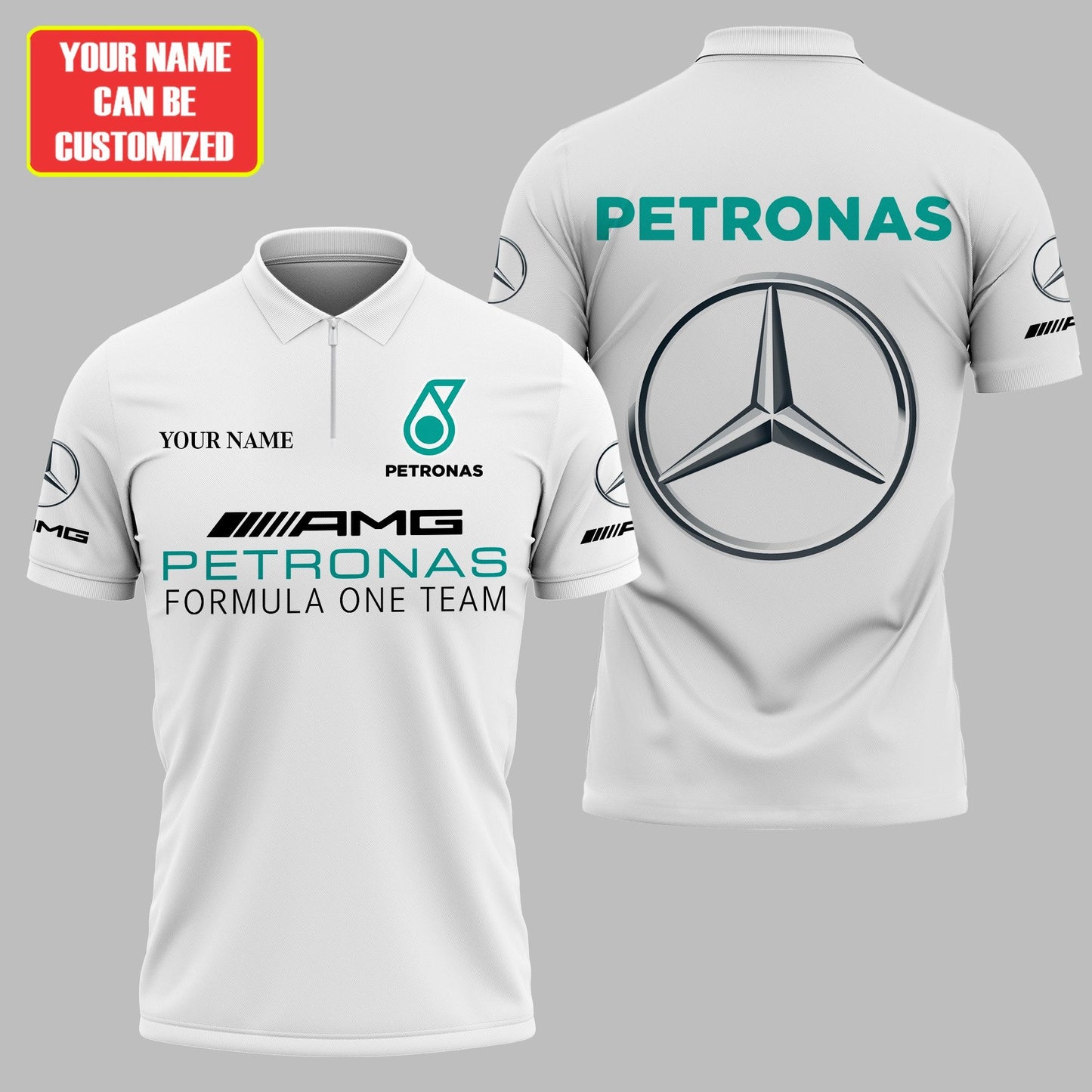Personalized Merc AM Petronas 3D Full Printing Set , Merc AM Petronas Shirt , Set , Zipper Polo, Hoodie , Short , Polo , hawaii , ...