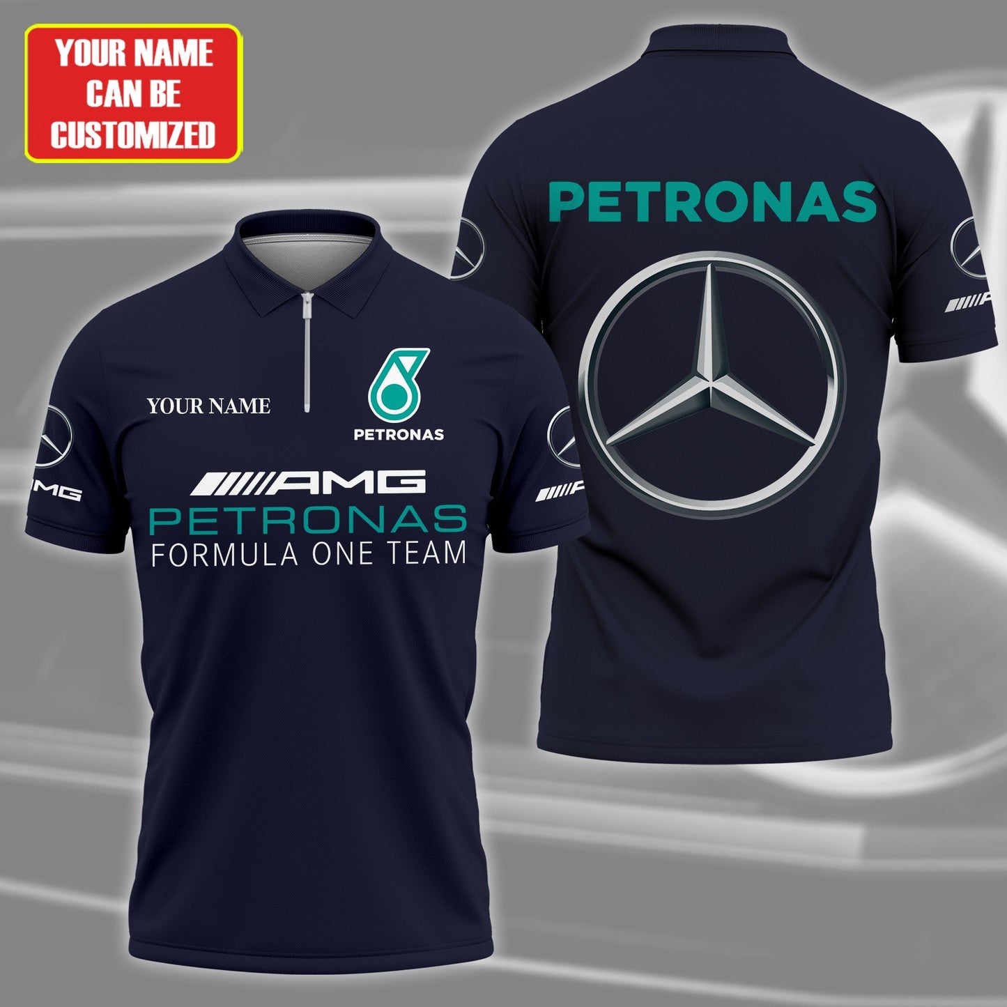 Personalized Merc AM Petronas 3D Full Printing Set , Merc AM Petronas Shirt , Set , Zipper Polo, Hoodie , Short , Polo , hawaii , ...