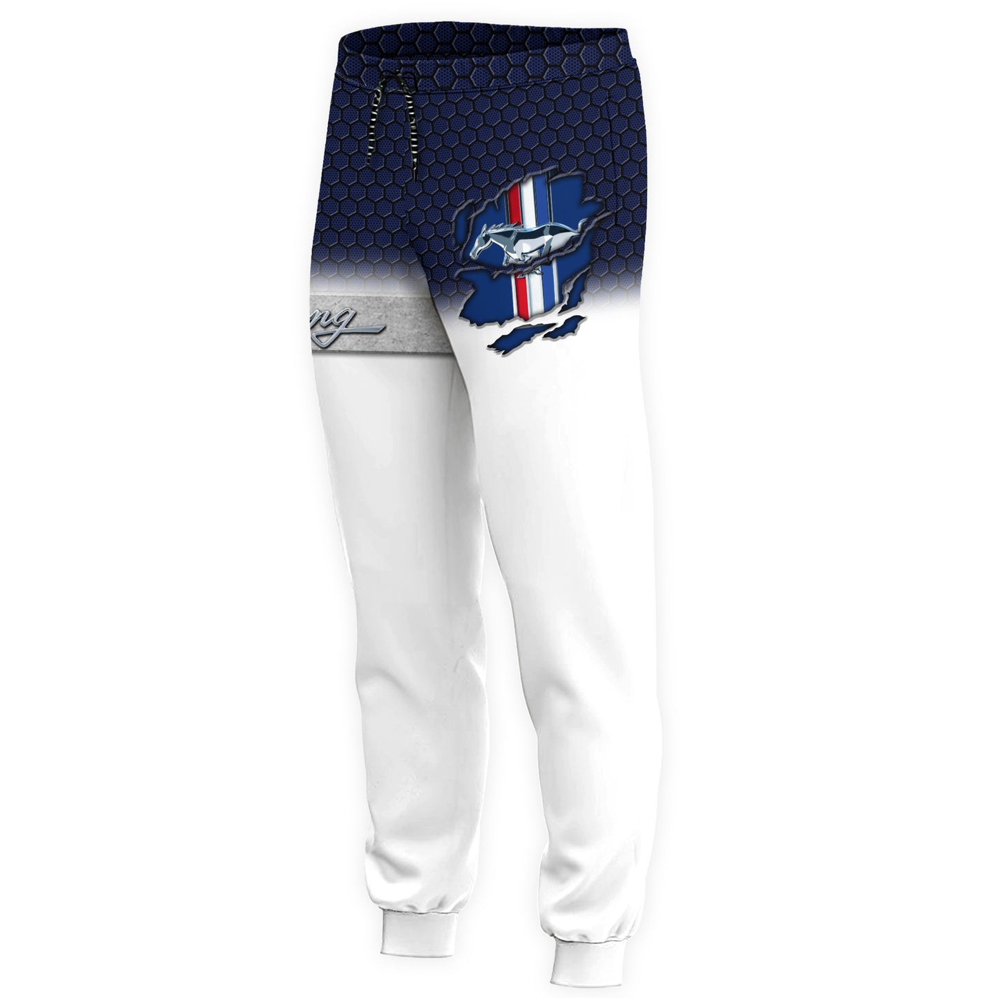 Personalized F Mustang All over Printed Hoodie and Sweatpants set