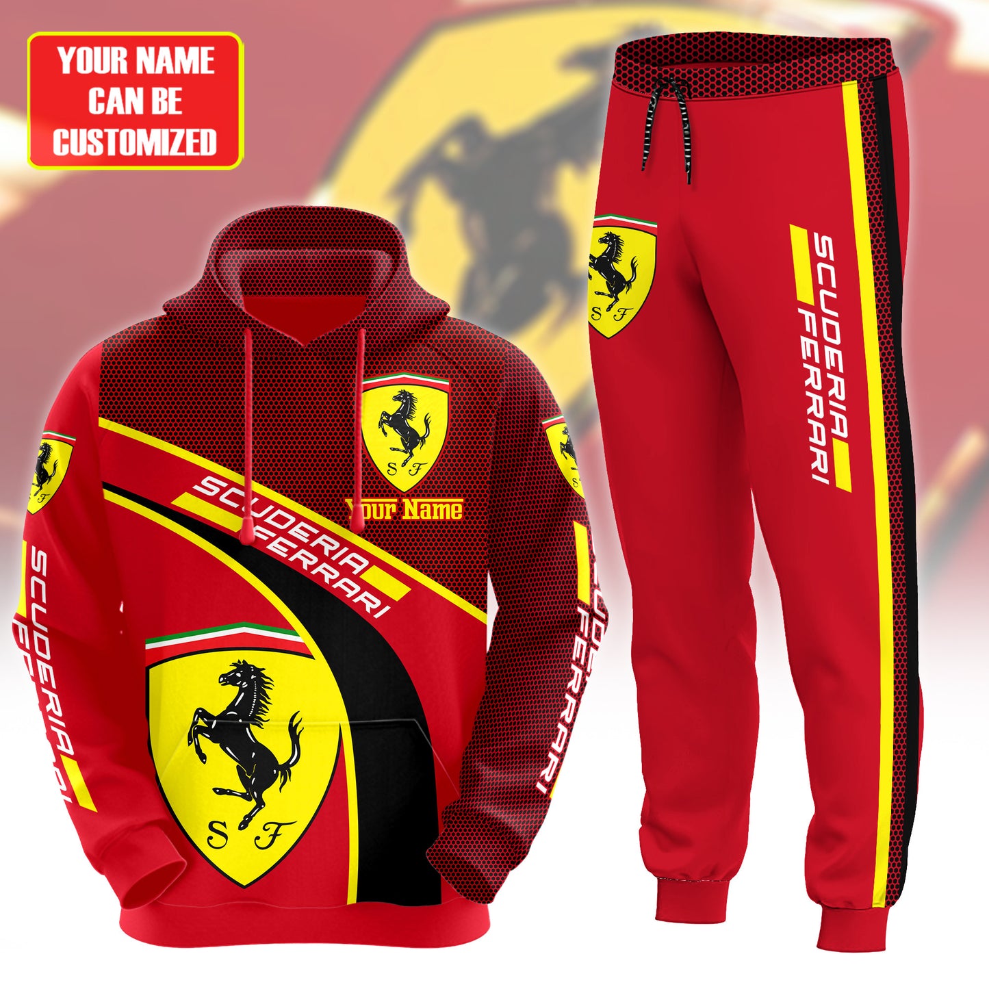 Personalized SF 3D All over Printed Hoodie and Sweatpants set V12