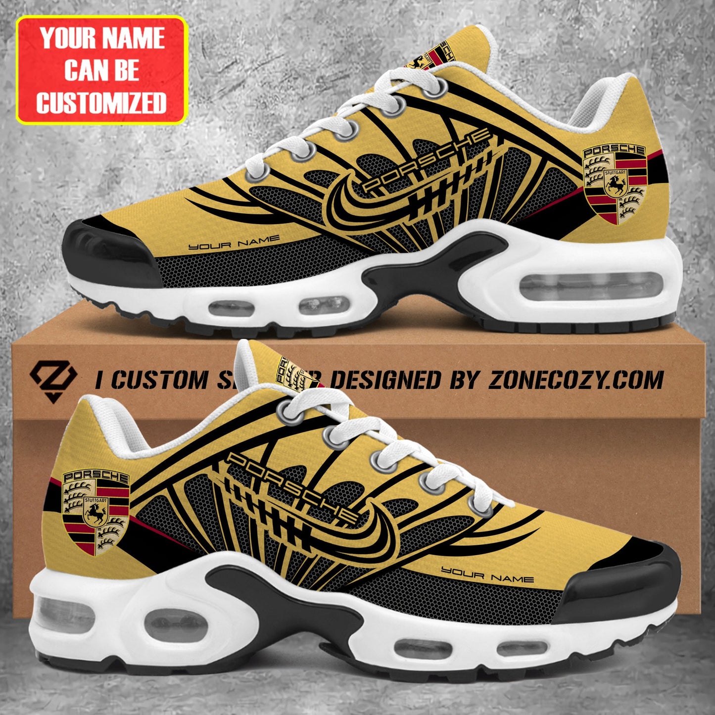 Personalized Pors Sport Air Cushion Sneaker