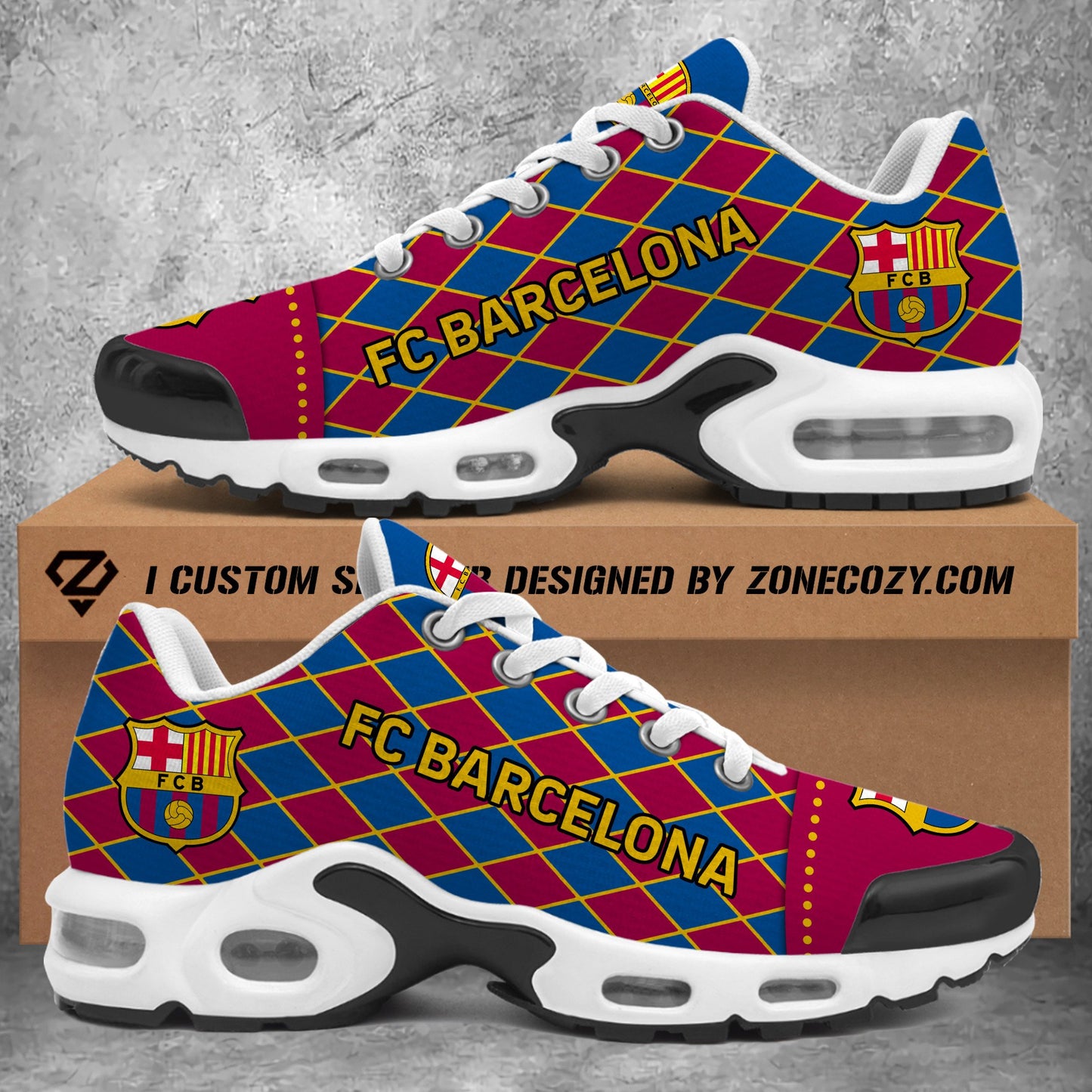 Personalized Barcelona Air Cushion Sneaker V7