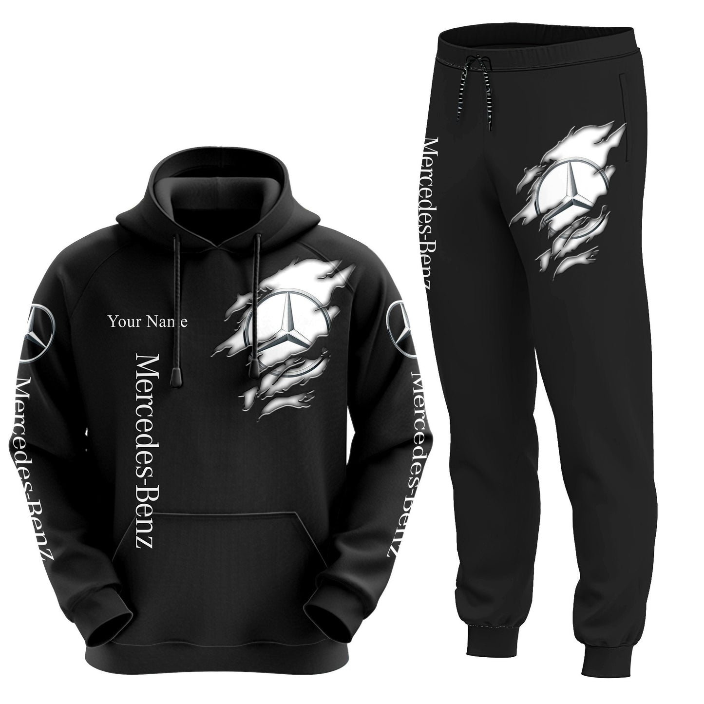 Personalized Merc Classic 3D All over Printed Hoodie and Sweatpants set