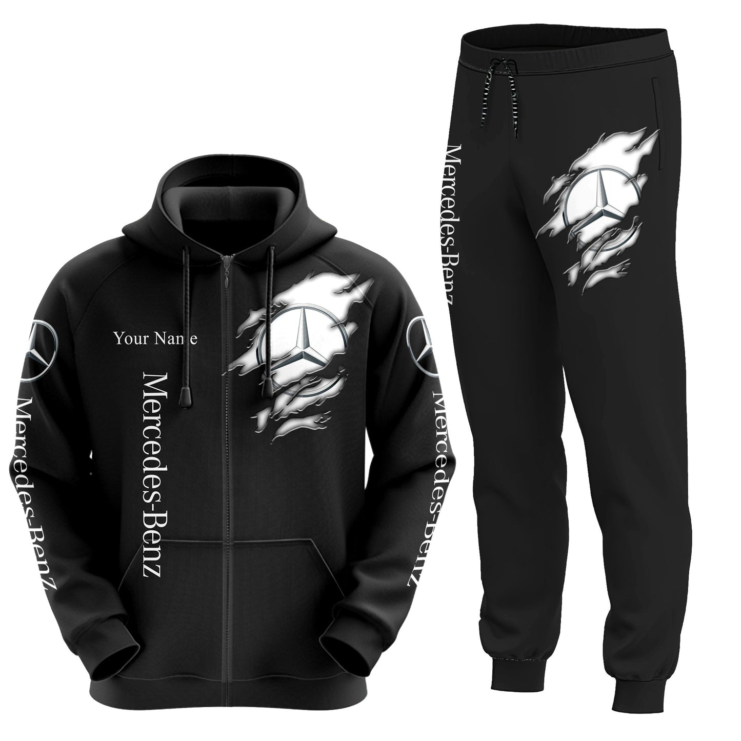Personalized Merc Classic 3D All over Printed Hoodie and Sweatpants set