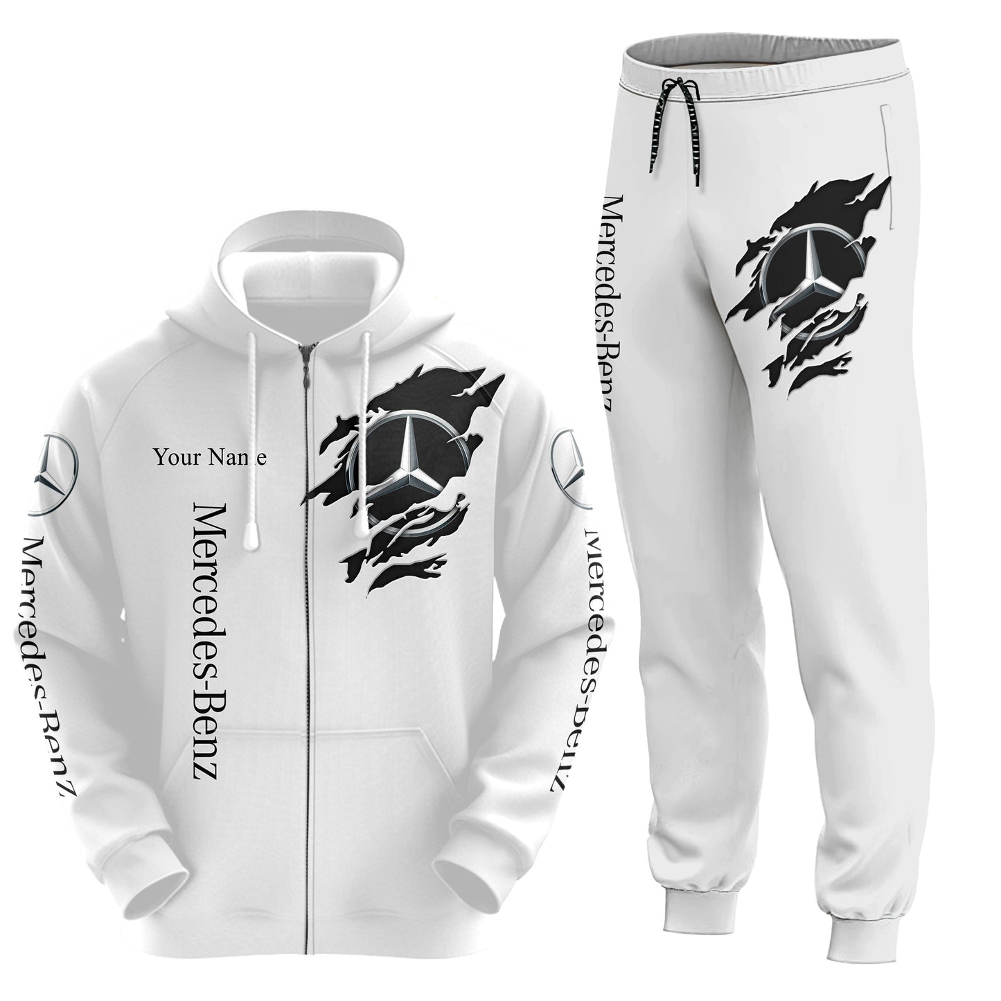Personalized Merc Classic 3D All over Printed Hoodie and Sweatpants set