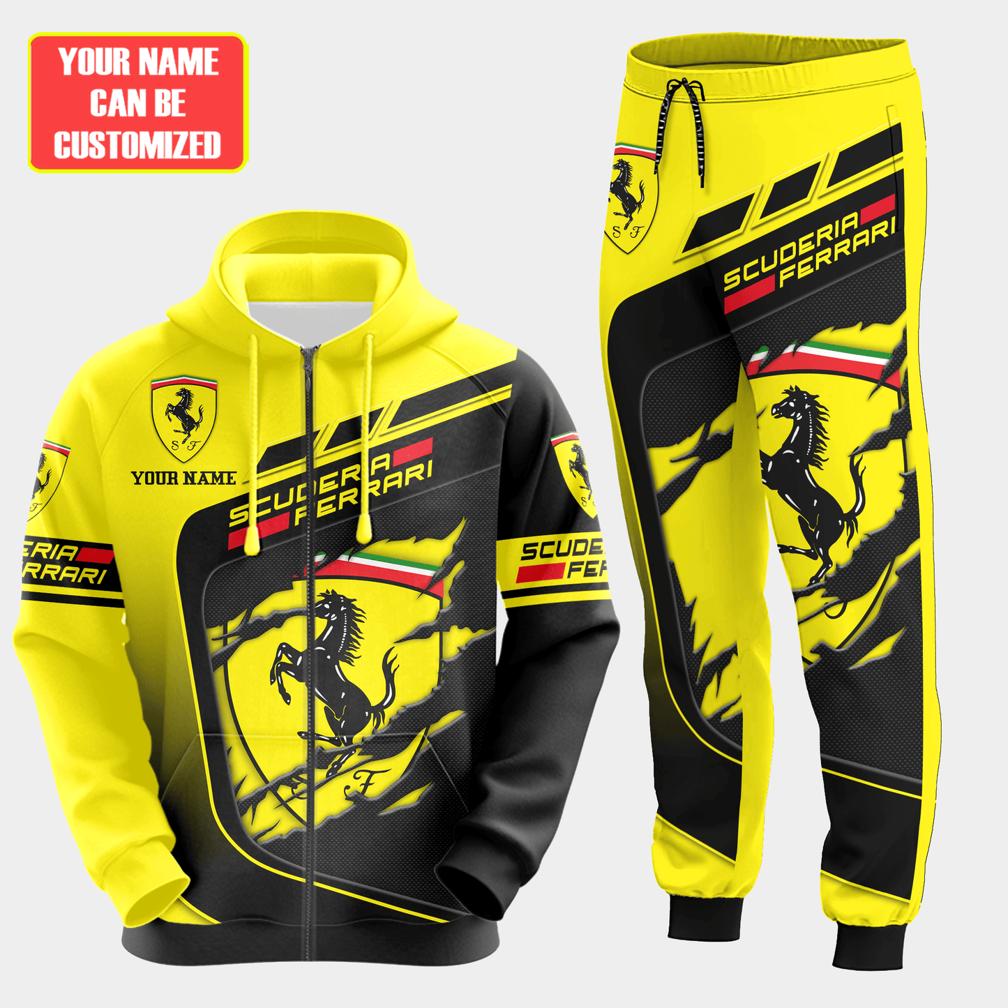 Personalized SF Q13 All over Printed Hoodie and Sweatpants set