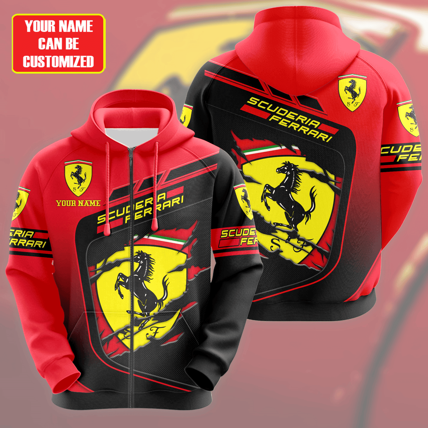 Personalized SF Q13 All over Printed Hoodie and Sweatpants set