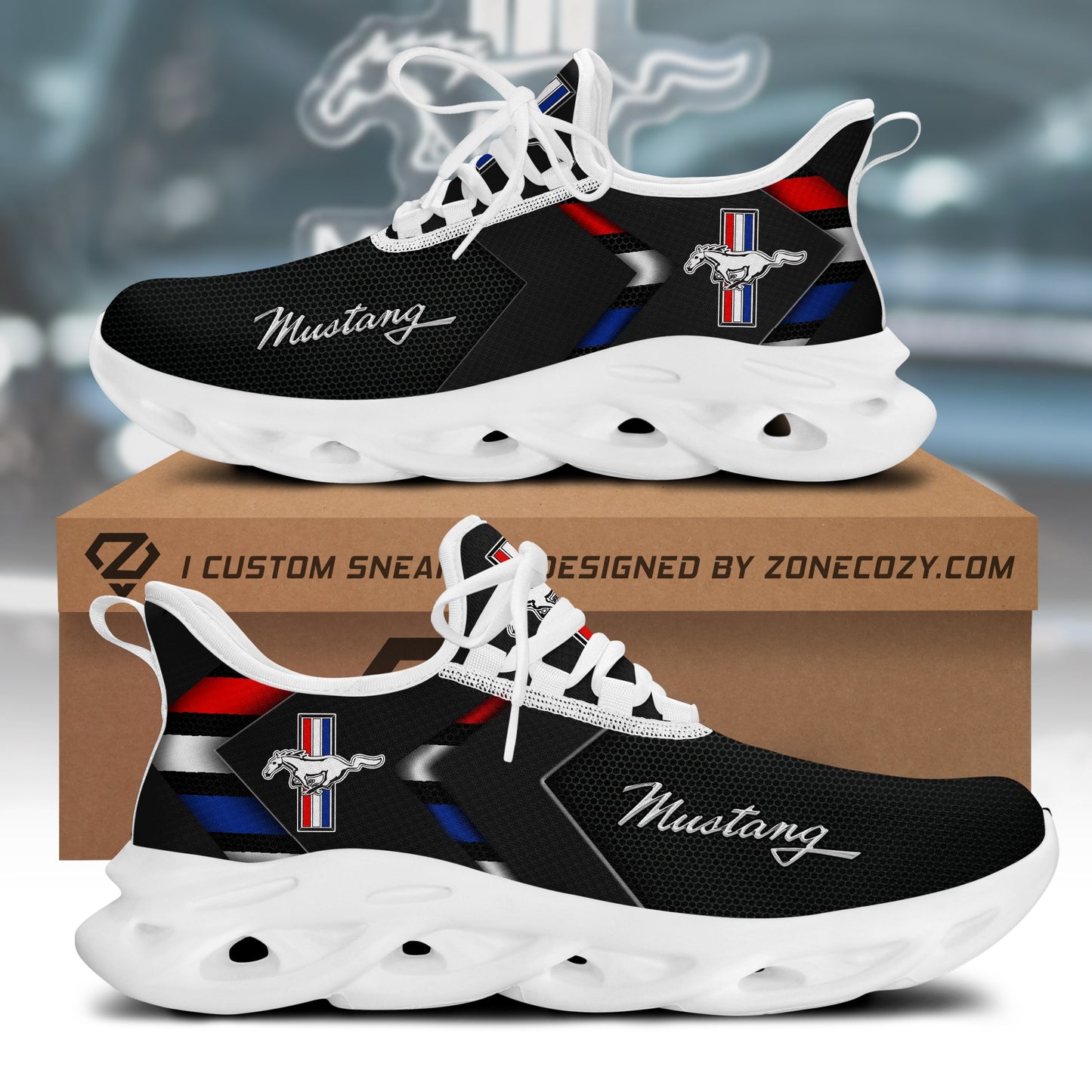 F Mustang Chunky Custom Sneaker Q100402