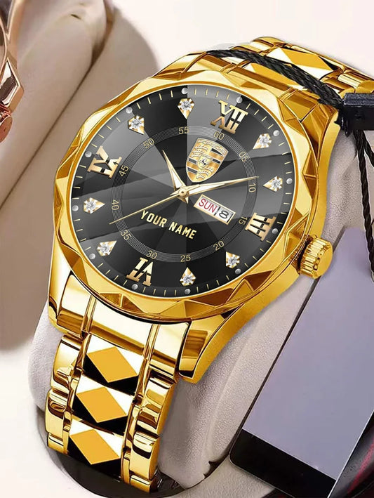 Personalized Pors Luxury Alloy Charley Watch