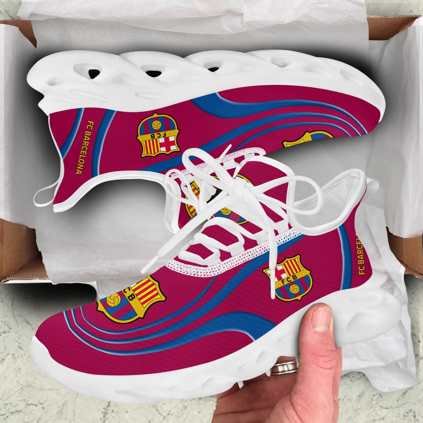 Barcelona V10 Chunky Custom Sneaker