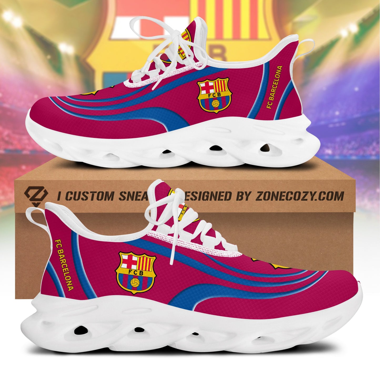 Barcelona V10 Chunky Custom Sneaker
